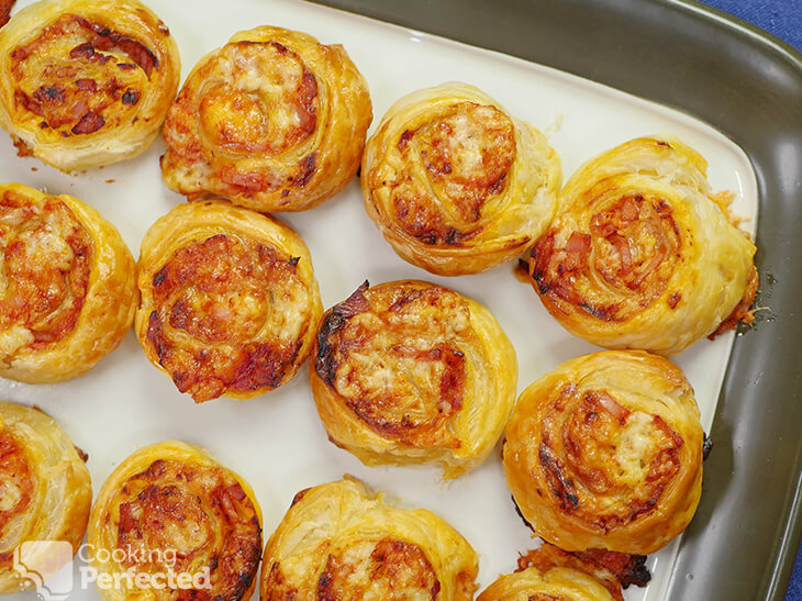 Puff Pastry Pizza Scrolls