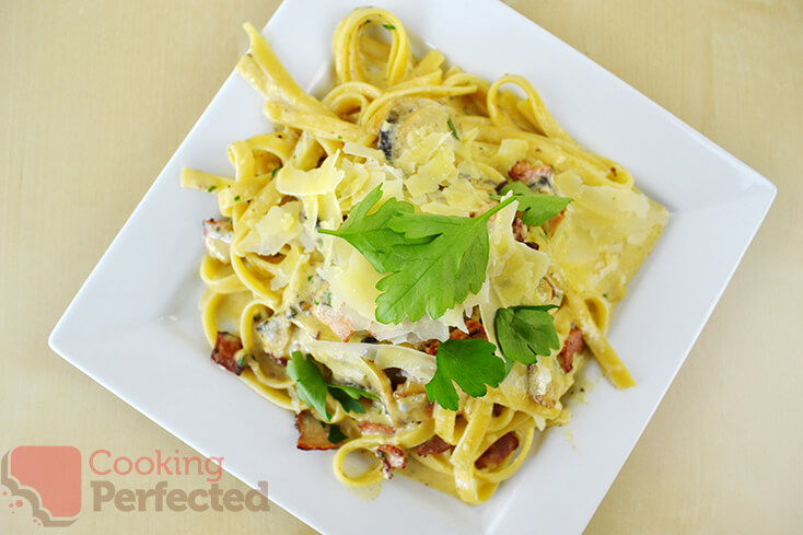 Carbonara with Bacon and Cream