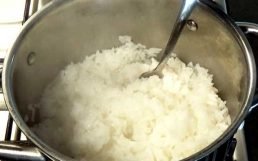 Cooking Rice on a Stove