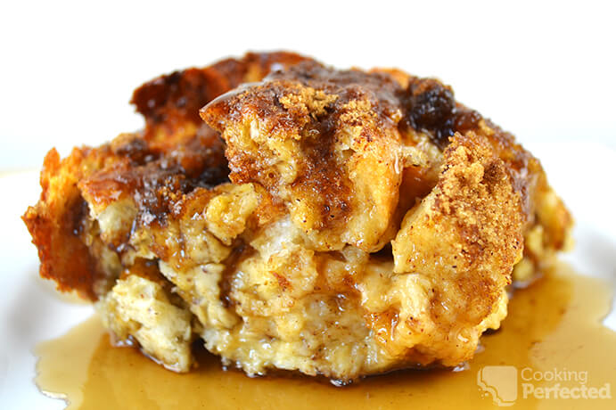 Oven Baked French Toast Casserole with Maple Syrup