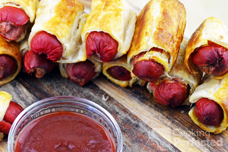 Pigs in a Puff Pastry Blanket