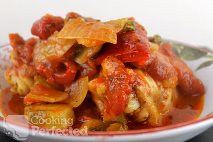 Italian Inspired Chicken Cacciatore