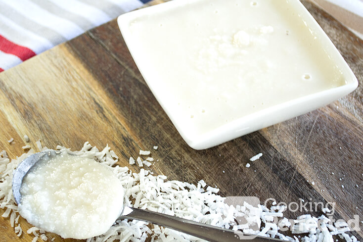 Coconut Butter made with Shredded Coconut