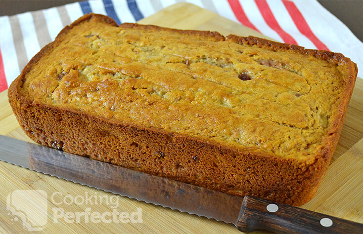 Easy Banana Bread made with 2 Bananas