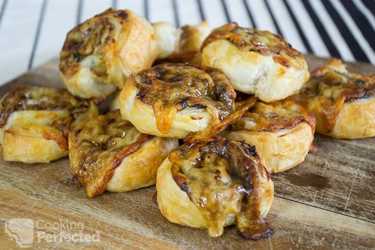 Cheese and Vegemite Scrolls