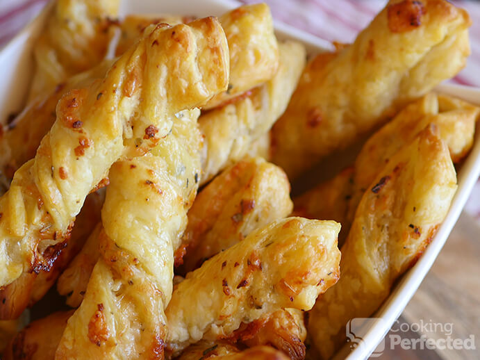 Puff Pastry Cheese Straws