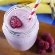 Raspberry Banana Smoothie