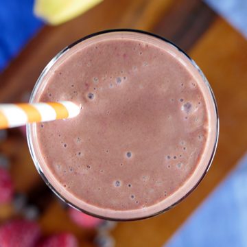 Chocolate Raspberry Smoothie