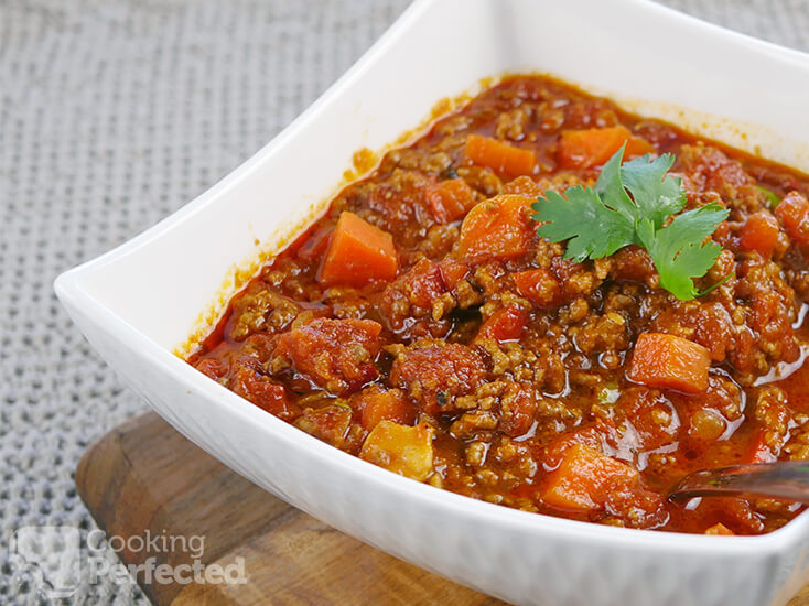 Paleo Chili Con Carne with no beans