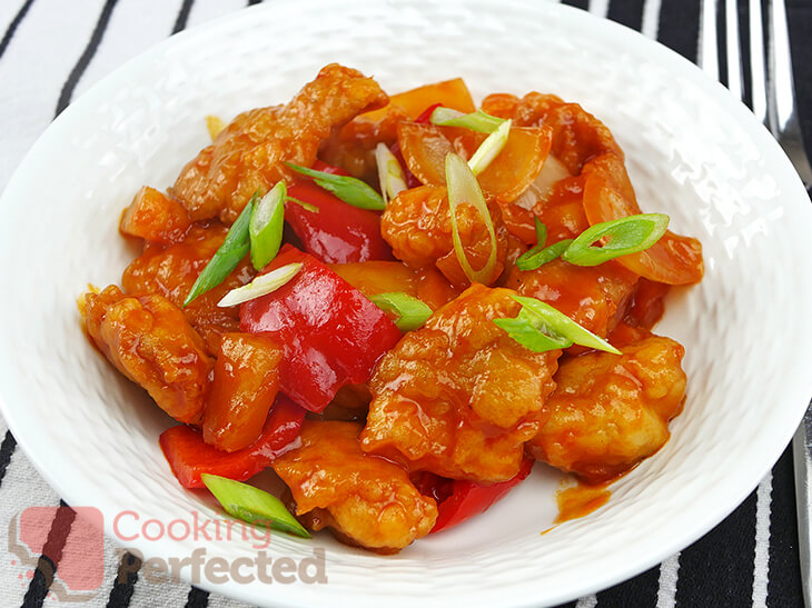 Sweet and Sour Chicken with Cauliflower Rice