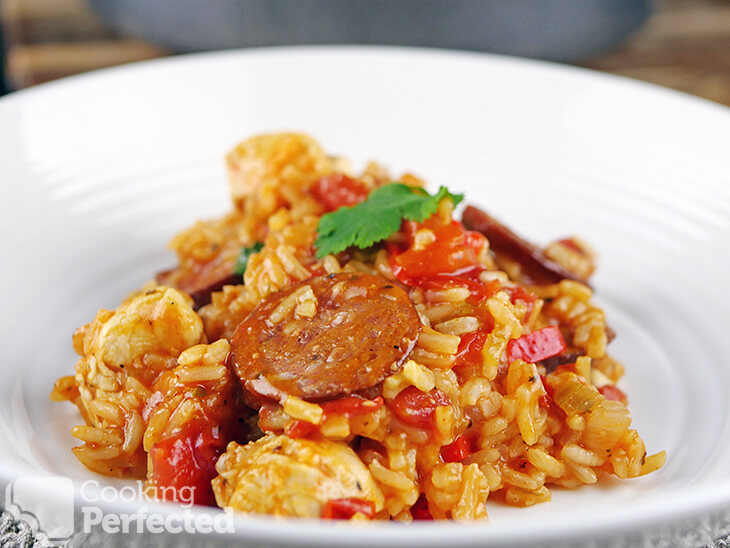 Easy Jambalaya with Sausage and Chicken