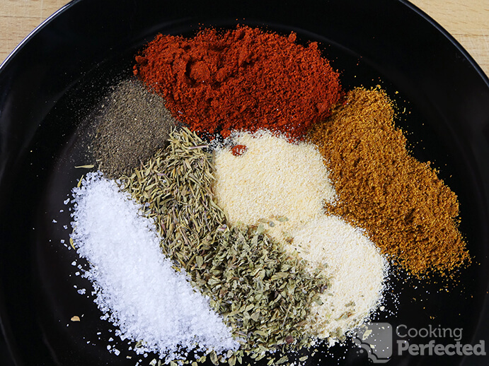 The Spices in Cajun Seasoning