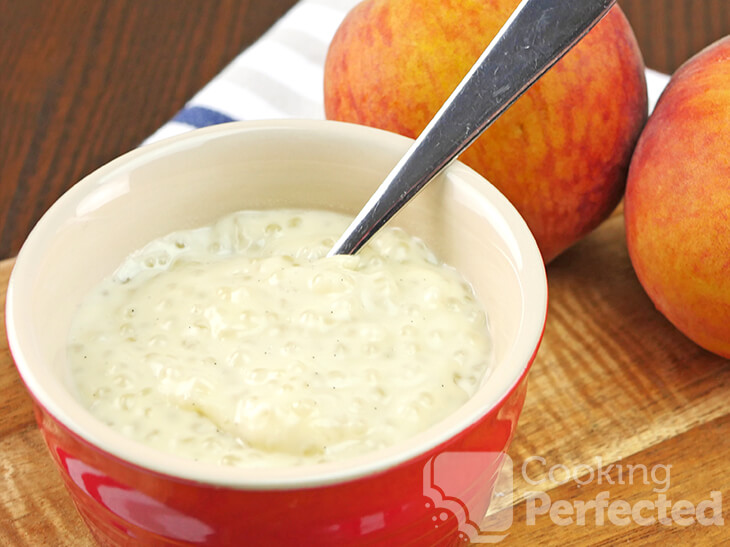 Tapioca Pudding made with Coconut Milk