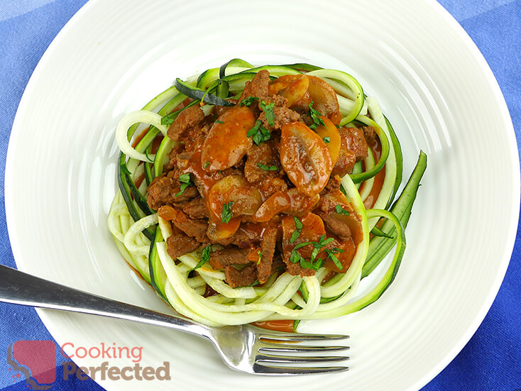 Beef Stroganoff with Coconut Cream