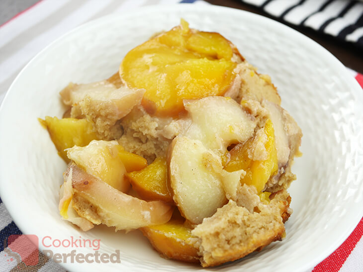 Peach Cobbler with Almond Flour