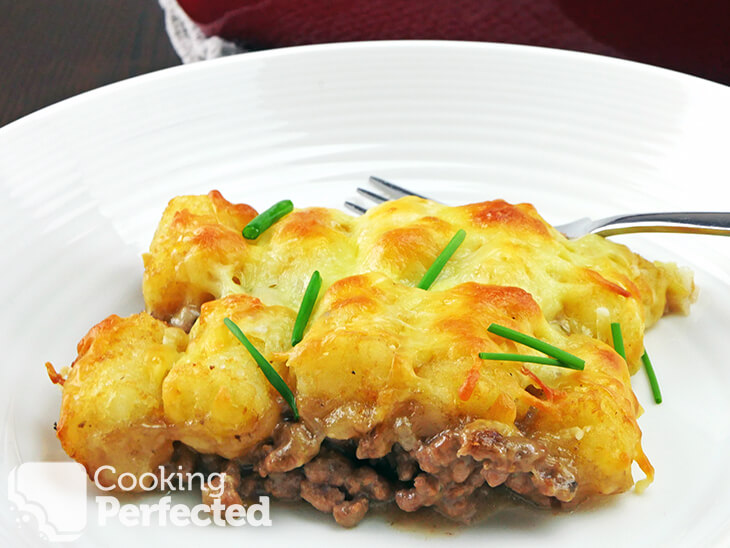 Ground Beef Tater Tot Casserole with Cheese