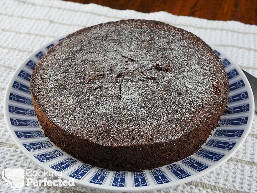 Baked Flourless Chocolate Fudge Cake