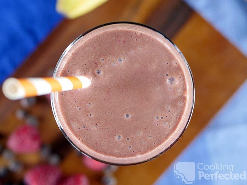 Chocolate Raspberry Smoothie