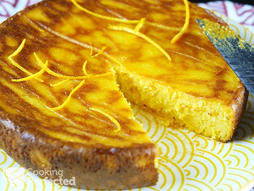 Freshly Baked Gluten-Free Orange Cake