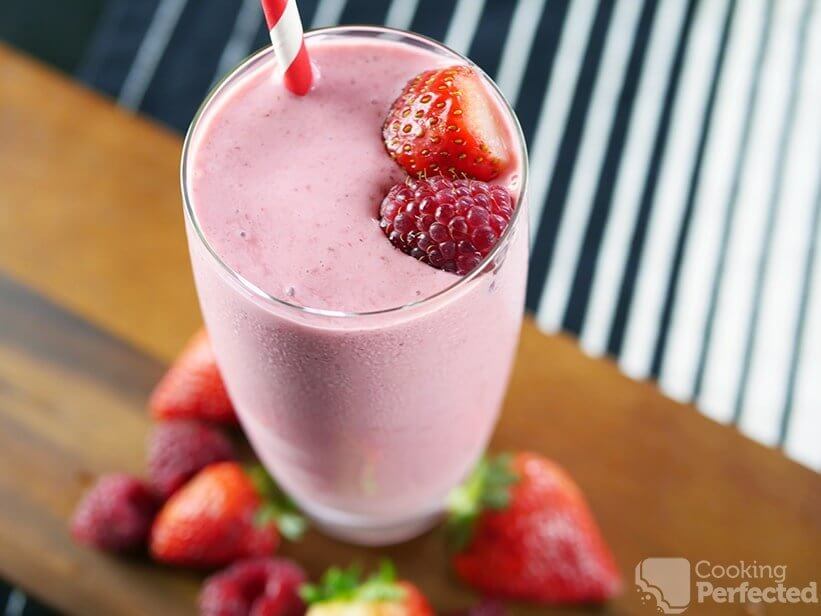 Strawberry Raspberry Smoothie Cooking Perfected 