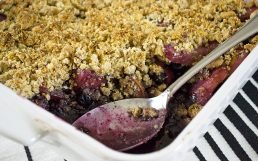 Featured image for Paleo-Friendly Pear and Blueberry Crisp