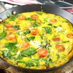 Featured image for Bacon, Spinach and Tomato Frittata