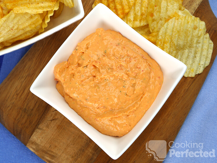 Roasted Red Pepper Dip with Cream Cheese