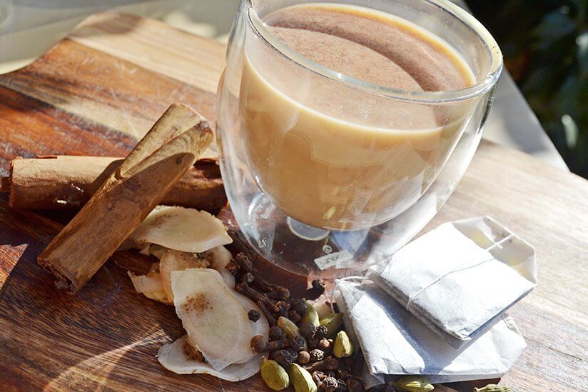 Paleo Almond Milk Chai Tea Latte (Dairy Free) - Tastes Lovely