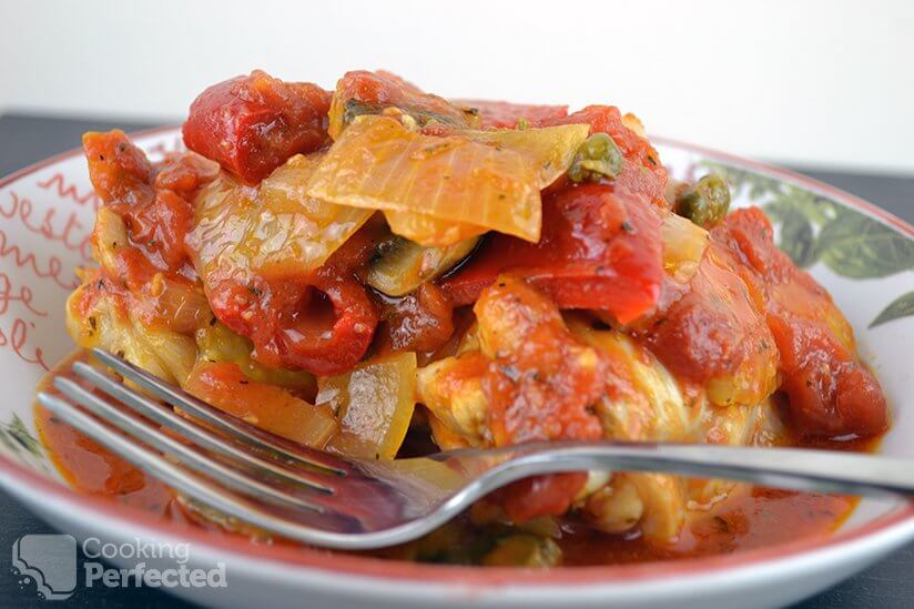 Paleo Chicken Cacciatore