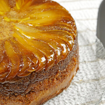 Gluten-Free Upside-Down Pear Cake