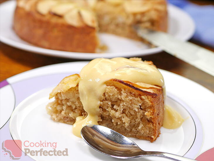 Gluten-Free Apple Cake with Custard