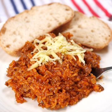 Spanish Rice with Ground Beef