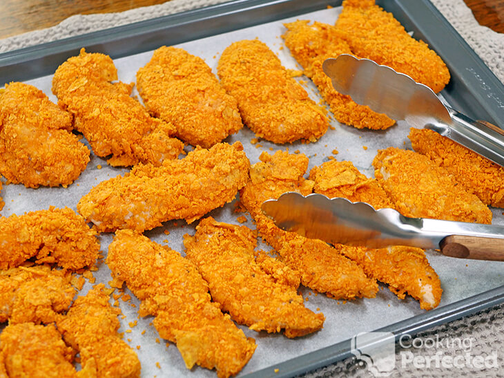 Oven Baked Dorito Crusted Chicken