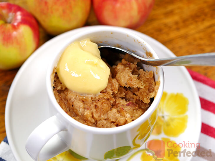 Apple Cake in a Mug Cooking Perfected