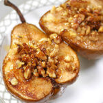 Featured image for Baked Pears with a Walnut Filling