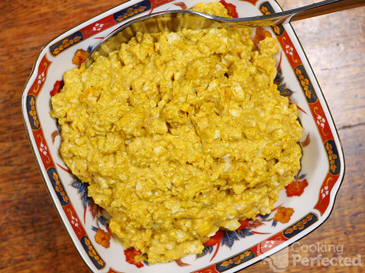 Curried Eggs in a Bowl