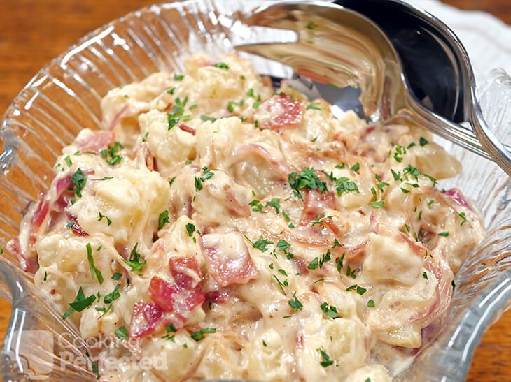 Potato Salad with Bacon and Onion