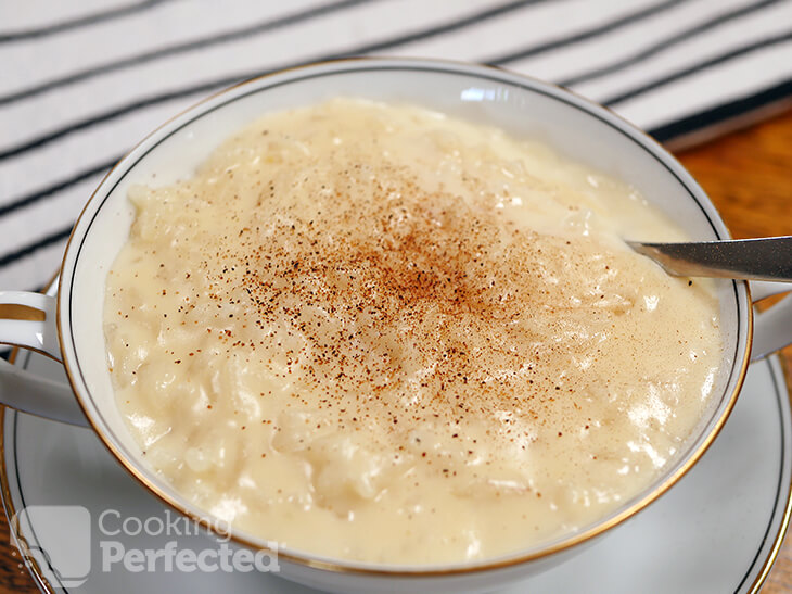Rice Pudding with a Sprinkle of Nutmeg