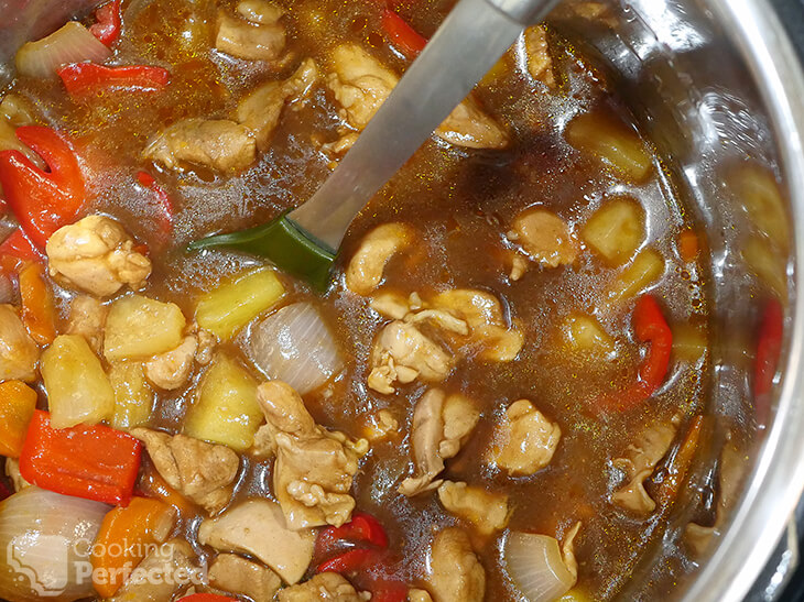 Sweet and Sour Chicken in the Instant Pot