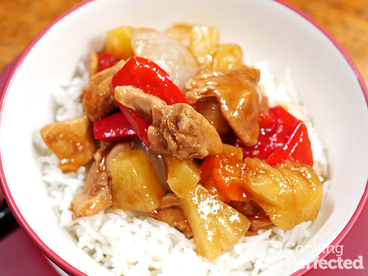 Sweet and Sour Chicken from the Pressure Cooker