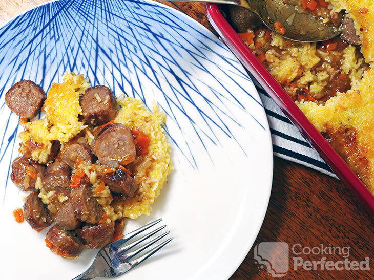 Delicious Oven Baked Sausage Casserole