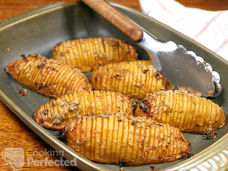 Homemade Oven Baked Hasselback Potatoes