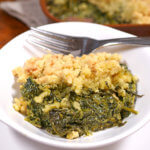 Featured image for Creamed Spinach with a Crunchy Cheesy Topping