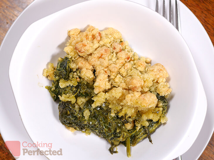 Oven-baked Creamed Spinach
