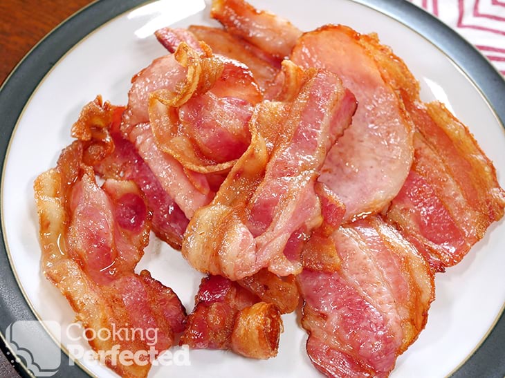 Crispy Bacon cooked in the Air Fryer