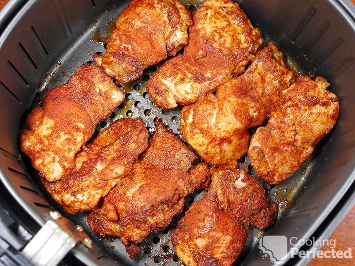 Boneless chicken thigh in air clearance fryer