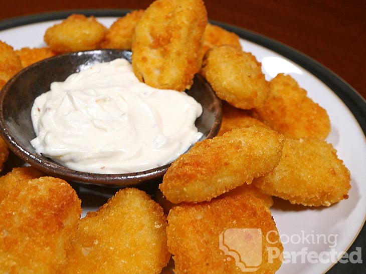 Air Fryer Chicken Nuggets with Garlic Mayonnaise