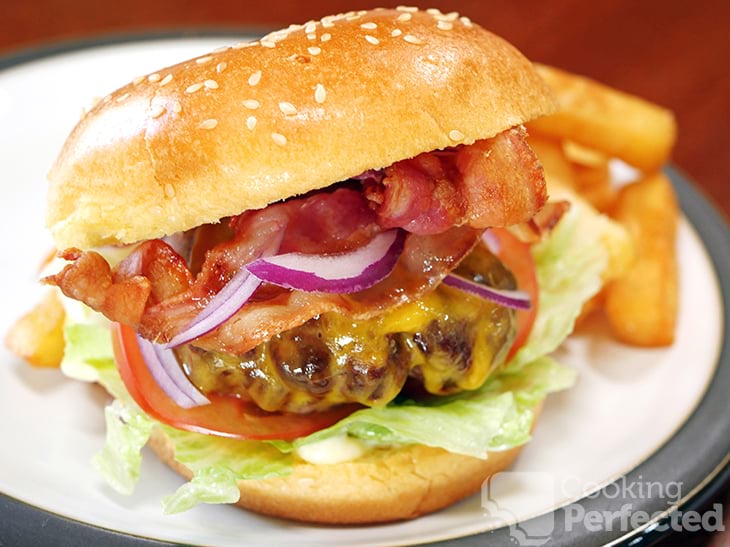 Air Fryer Hamburgers