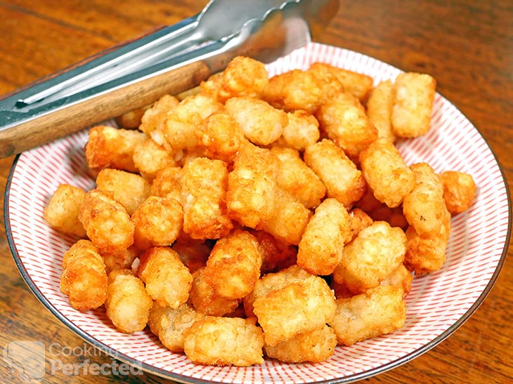 Seasoned Tater Tots cooked in the Air Fryer