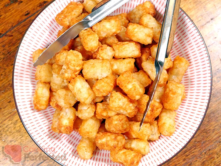 Frozen Tater Tots Cooked in the Air Fryer